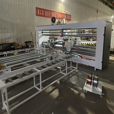Doppelservo Wellkartonbox, Nähmaschine, Stapler, Karton-Nägelverpackungsmaschine