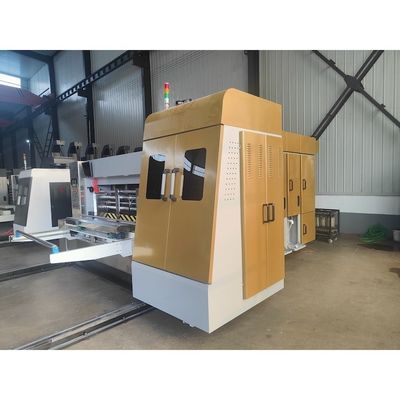 1-6 Farben Automatisches Flexodrucken Schlitze Die Schneiden Wellkartonbox Herstellung Maschine