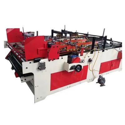 Halbautomatische Ordnerklebmaschine für Kartonboxen