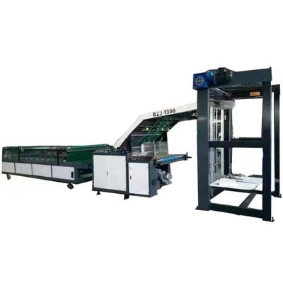 Halbautomatische Laminationsmaschine für Wellpappe aus Kartonpapier mit Flöte für Wellkartons 13kw