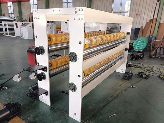 Nc Schneidmaschine mit doppelten Helical Cross Cutter für Wellenkartoffellinie 380V