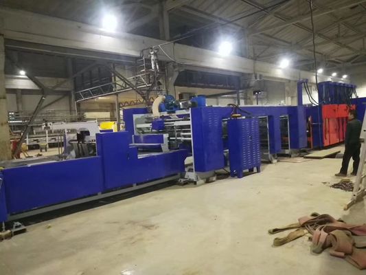 2500 KG Hebei Liheng Vollautomatisches Online-Flexodrucken Schlitze Die Cutter mit Online-Folder Gluer Bundler Maschine