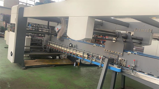 Flexo-Druck Die Cutting Folder Kleber Strapping In Line Karton Produktionslinie