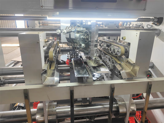 Filmverpackungstyp Doppelservo-Nähmaschine für die fortgeschrittene Herstellung von Kartonschachteln