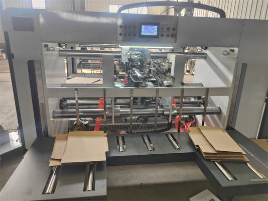 Filmverpackungstyp Doppelservo-Nähmaschine für die fortgeschrittene Herstellung von Kartonschachteln