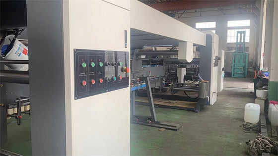5500 KG Automatischer Flexo-Drucker Schließmaschine Die Cutter Inline Folder Gluer Maschine Für Wellkartonmaschine Ffg Case Maker Maschine