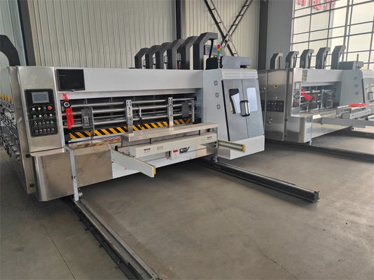 5500 KG Automatischer Flexo-Drucker Schließmaschine Die Cutter Inline Folder Gluer Maschine Für Wellkartonmaschine Ffg Case Maker Maschine