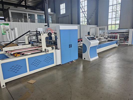 30-150 mm Nagellaufweite Automatische Klappklebmaschine für Wellkartons
