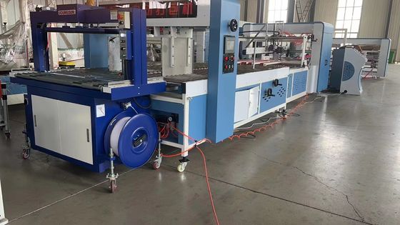 30-150 mm Nagellaufweite Automatische Klappklebmaschine für Wellkartons