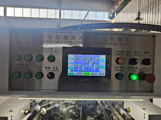 6kw halbautomatische Doppelgelenkte Nähmaschine für Kartonkarton