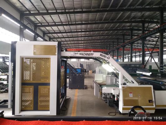 Maximalgeschwindigkeit 6000 Blätter/h Flötenpapier-Laminationsmaschine für Kartonkartons