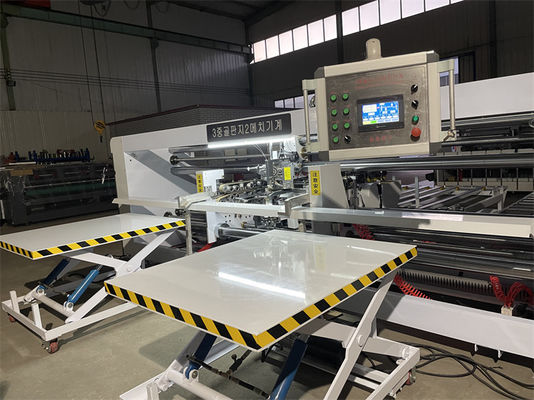 Spannung 380V/50HZ Handbetrieb Doppelstück Halb-Automatische Kartenbrett Box Nähmaschine