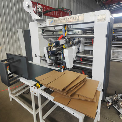 3200 KG Halbautomatische Zwei-Stücke-Stickmaschine zur Herstellung von Wellkartons