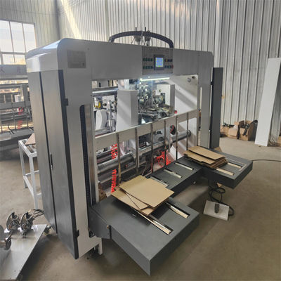 3200 KG Halbautomatische Zwei-Stücke-Stickmaschine zur Herstellung von Wellkartons