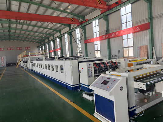 Automatische 3/5/7 Ply Walzkarton-Produktionslinie mit 12,5 kW Hauptantriebsmotor