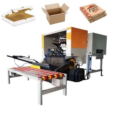 380V Halbautomatische automatische Pizza-Box Obst-Box Karton-Papier Kreuzung sterben Schneiden Stanzmaschine