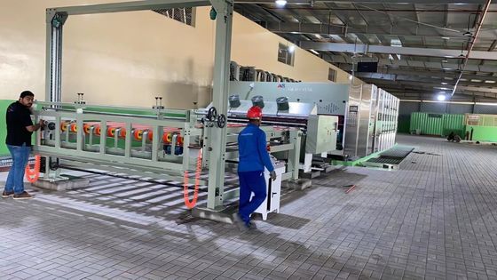 Automatische Kartonbox Flexodruck-Druckmaschine für Kartonboxen