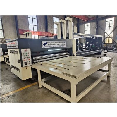 2 Farben Flexodrucker Slotter Rotary Die Cutter Maschine auf Kundenwunsch