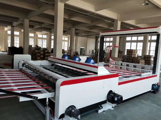 Holzverpackungsmaterial Automatische Staplerkartonmaschine für den Hochgeschwindigkeitsdruck