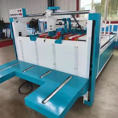 Kleine Größe 5500 KG Spannung 380v Folder Gluer Maschine für zwei Stücke Falten und Kleben