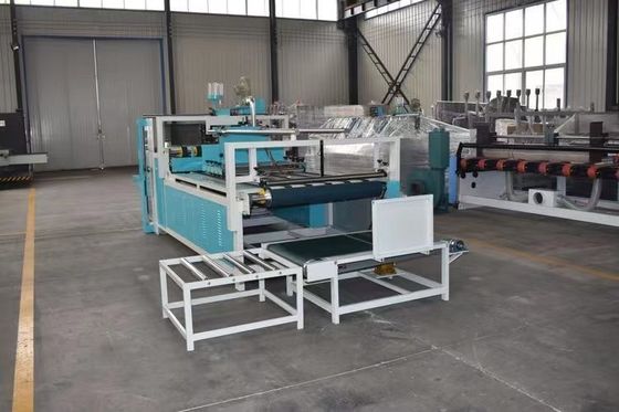 Kleine Größe 5500 KG Spannung 380v Folder Gluer Maschine für zwei Stücke Falten und Kleben
