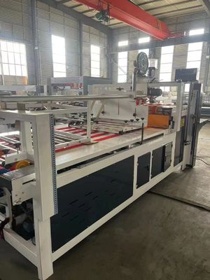 Kleine Größe 5500 KG Spannung 380v Folder Gluer Maschine für zwei Stücke Falten und Kleben