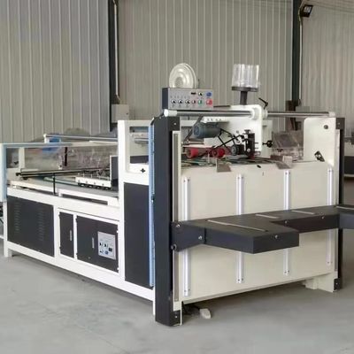 Automatische Zwei-Seiten-Falt-Klebmaschine für kleine Kartonkästen