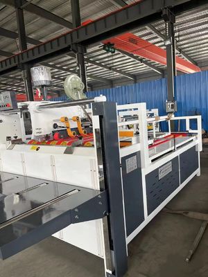 Min Abmessungen von Karton entfaltend 600*300mm Halbautomatische Zwei-Stücke-Folder-Kleber