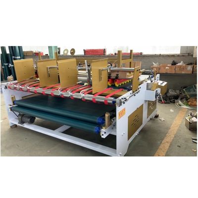Halbautomatische Ordnerklebmaschine für Kartonboxen