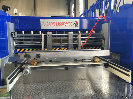 1-6 Farben Automatisches Flexodrucken Schlitze Die Schneiden Wellkartonbox Herstellung Maschine