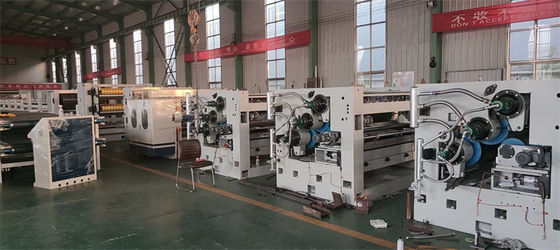 LiHeng 5 Ply Kartonmachmaschine Automatische Wellpappe Produktionslinie 4500 KG