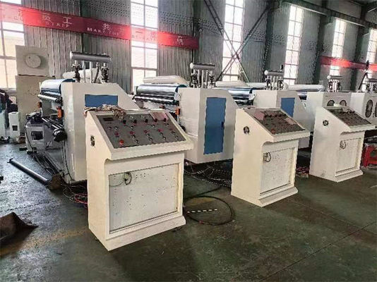 6500 KG Fingerless Single Facer Wellmaschine für Wellpapier Rollen und Blätter