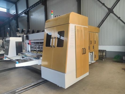 Flexodruckmaschine 4 Farbe 150-200 Stück/min Wellkartonblatt