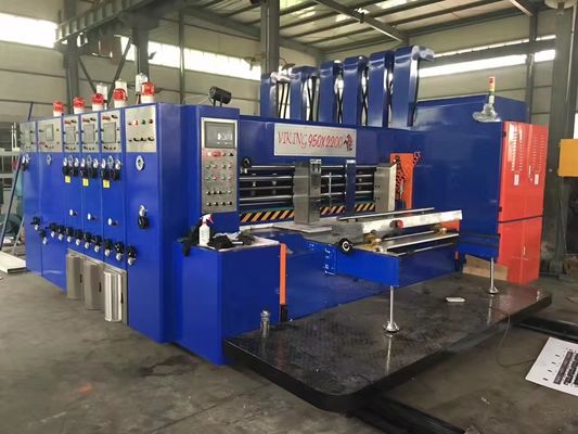 Autofeeder 4 Farben Flexodruck-Schleifmaschine für die Schnellproduktion