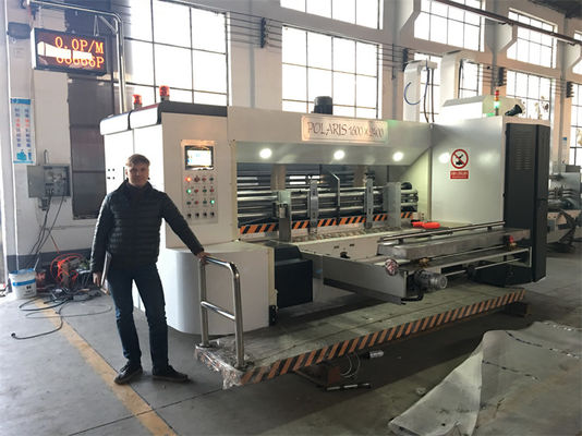 Automatische Walzkartonboxformmaschine zum Drucken, Schlitzen, Schneiden und Verpacken