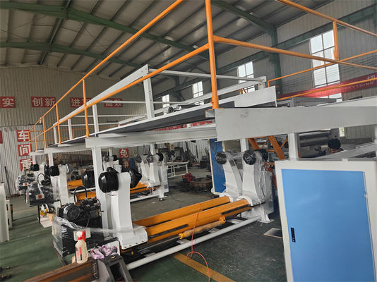 Erweiterte voll automatische 3/5/7-Schicht Wellkarton-Produktionslinie für Bekleidungsgeschäfte