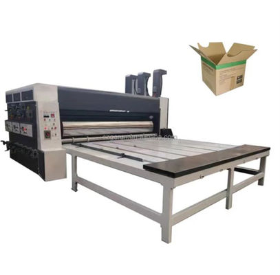 Halbautomatischer Flexo-Drucker-Slotter-Rotations-Druckmaschine für Wellkarton
