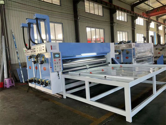 Halbautomatischer Flexo-Drucker-Slotter-Rotations-Druckmaschine für Wellkarton