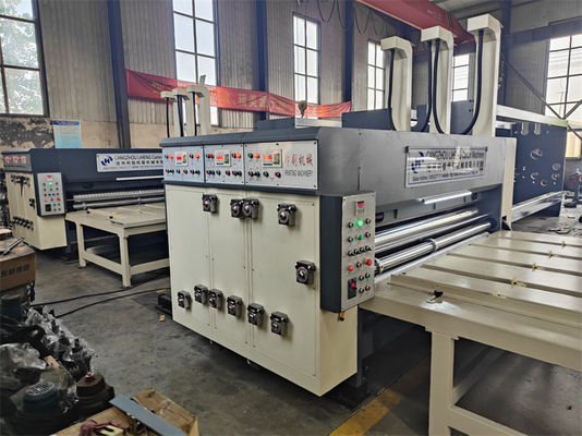 Halbautomatischer Flexo-Drucker-Slotter-Rotations-Druckmaschine für Wellkarton