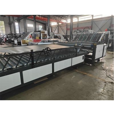 Hochproduktivitäts- halbautomatische Karton-Einfachflächige Flötenplattenlaminiermaschine