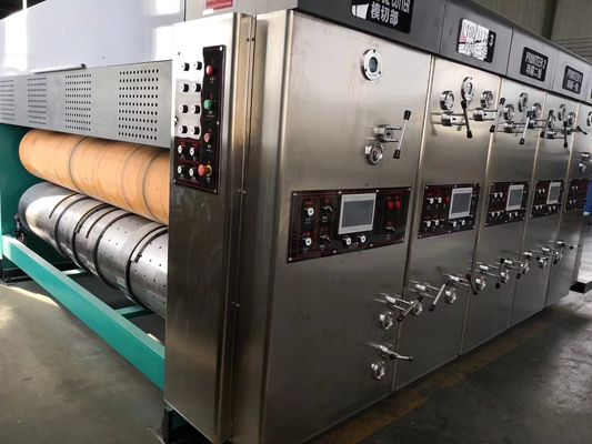 380 V Wellkartondruckmaschine Schließmaschine zum Drucken und Schließen von Kartonkartons
