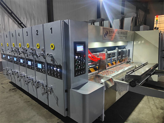 380 V Wellkartondruckmaschine Schließmaschine zum Drucken und Schließen von Kartonkartons