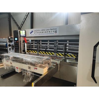 Dreifarbige Druckmaschine für die Herstellung von Wellkarton