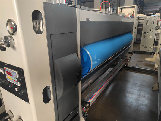 Dreifarbige Druckmaschine für die Herstellung von Wellkarton
