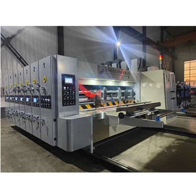 Dreifarbige Druckmaschine für die Herstellung von Wellkarton