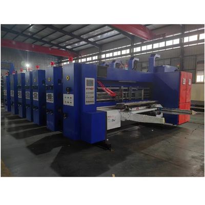 Vollautomatische Flexo 4 Farbdruckmaschine mit Drehdruck zum Formen von Pizzakartons