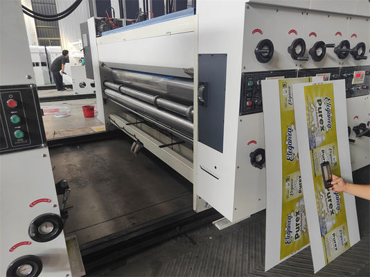 Hochgeschwindigkeitsgewalzte Kartonplatten Flexo-Druck-Slot-Druck-Schneidemaschine für den Markt