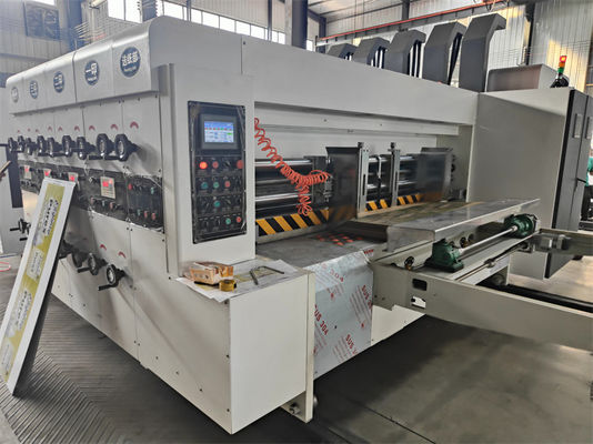 Hochgeschwindigkeitsgewalzte Kartonplatten Flexo-Druck-Slot-Druck-Schneidemaschine für den Markt