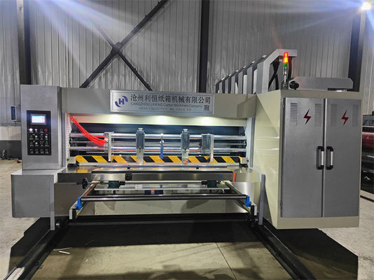Automatische Schleuderkantenfütterungsmaschine Flexo Vierfarbdruckmaschine