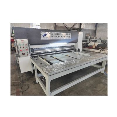 Druckereien Semi-Auto 3 Farben Flexo Tinte Karton Pizzabox Schlitze Die Schneidmaschine